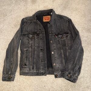 LEVIS denim jack “black wash”